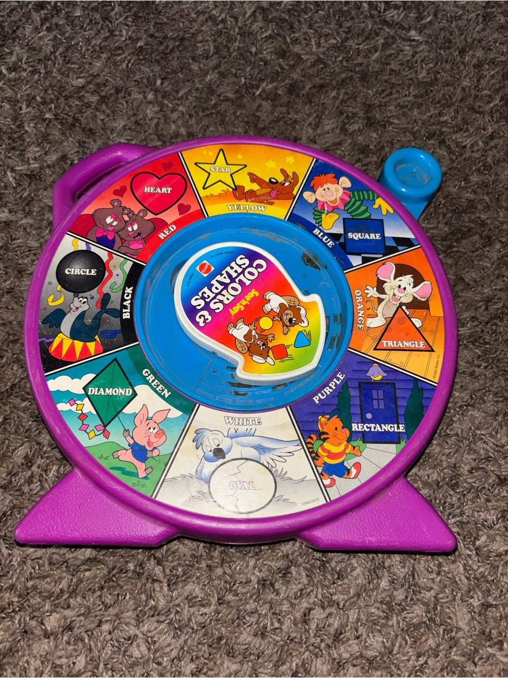Vintage See 'n Say Colors and Shapes Tested Working Preowned 90s Mattel
